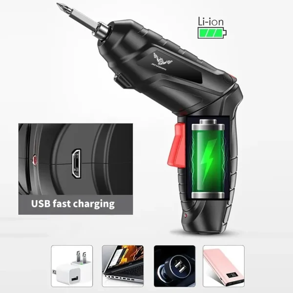 3.6v Power Tools Set Household Maintenance Repair 1800mAh Lithium Battery Mini Household Electric Drill Cordless Screwdriver - Image 6