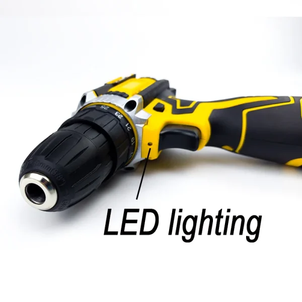 12V Lithium Electric Drill Electric Screwdriver Hand Electric Drill Electric Tool Set Multifunctional Accessory Box Packaging - Image 3
