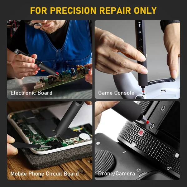 Glacok S6 MAX 5-Speed torque precision electric screwdriver set DIY 3.7V rechargeable screwdriver iPhone disassembly repair tool - Image 6