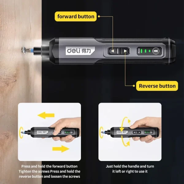 New Electric Screwdriver Set USB Rechargeable 2000mah Adjustment Power Dril Multi-function Disassembly Torque Repair Tools Kit - Image 5